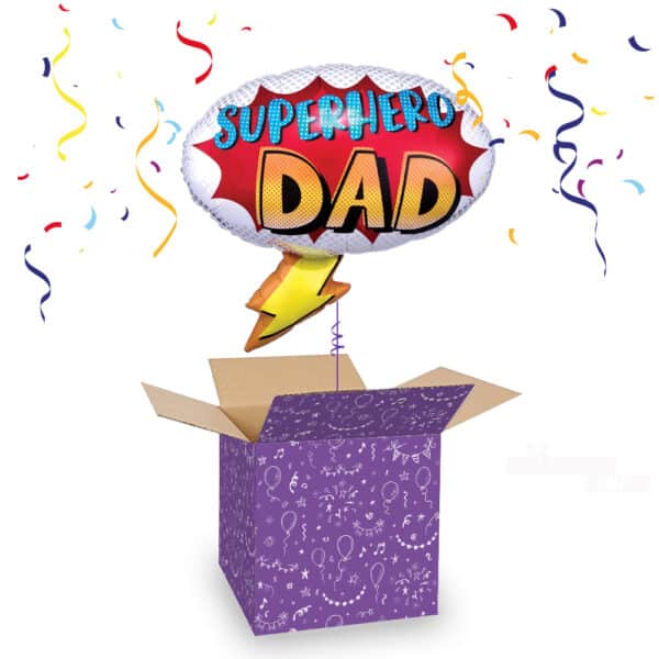 Folieballon Superhero Dad Cartoon 68 cm