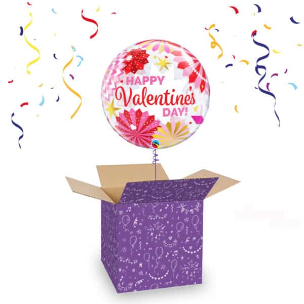 Bubble Ballon Happy Valentine's Day Waaiers 56cm