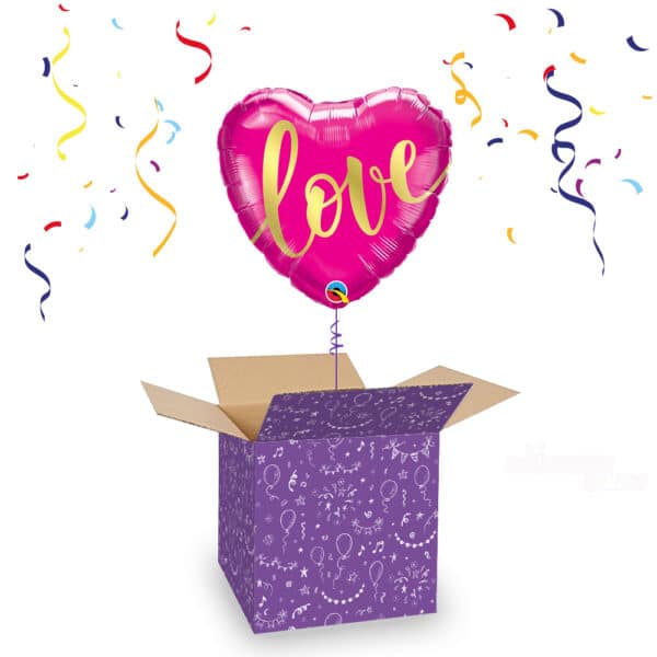Folieballon Happy Valentine's Day Hartvorm 46 cm