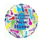 Folieballon Welcome To Your New Home Meerkleurig 46 cm