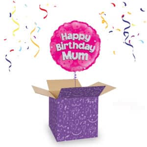 Folieballon Happy Birthday Mum Roze 46 cm