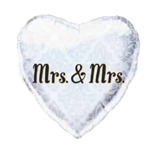 Folieballon Mrs Mrs Hart 45 cm