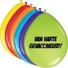 Ballonnen "Van harte gevaccineerd" (lucht)