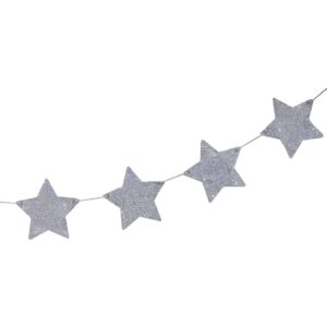 Metallic Star - Slinger Sterren Zilver