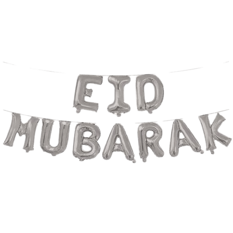 Eid Mubarak Zilver