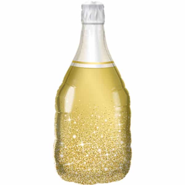 Folieballon - Fles Champagne 99 cm