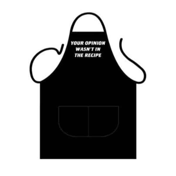 BBQ Schort Deluxe - Your opinion wasn't in the recipe
