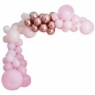 Mix It Up - Roze en Rose Gouden Ballonboog Decoratie Kit