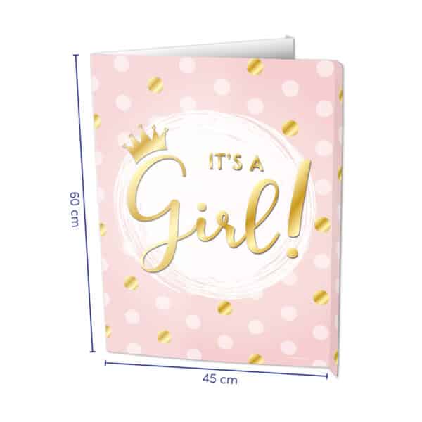 Window Sign - It's a Girl