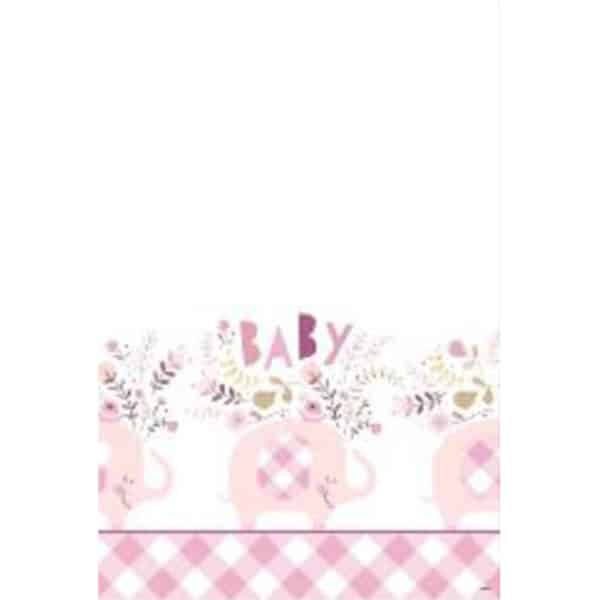 Tafelkleed Floral Elephant Roze 137x213cm