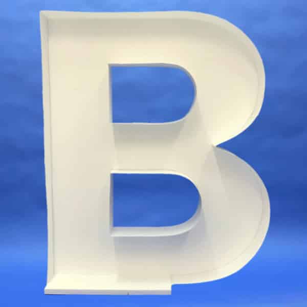 Ballon Mozaiek frame Letter B (100 x 83 cm)