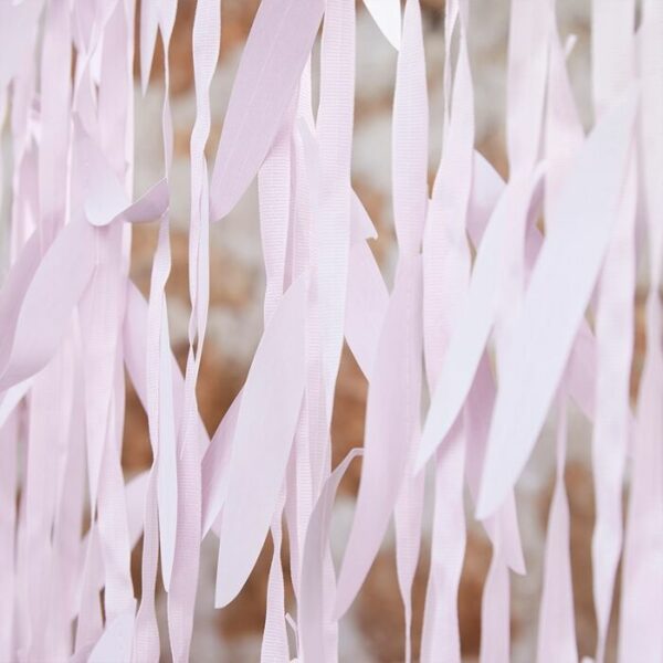 A Touch of Pampus - Roze Backdrop bladeren