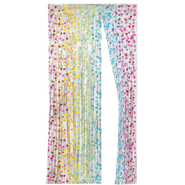 Deurgordijn Rainbow Bday - 2 x 1 meter