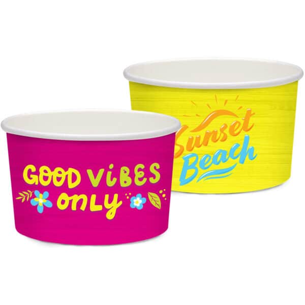 Summer - Snoepbakjes - 200ml - 5 stuks
