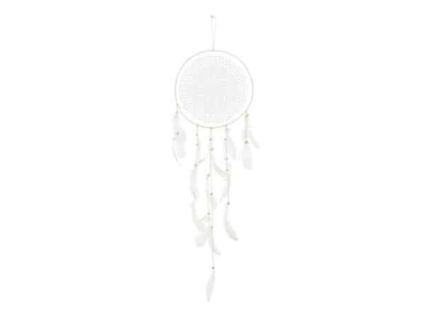 Dromenvanger witte veren 30 cm
