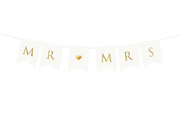Letterslinger Mr & Mrs - wit