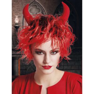 Pruik Curly devil