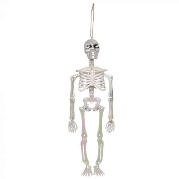 Decoratie Skelet parelmoer (32 cm)
