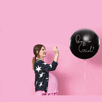 Gender reveal versiering