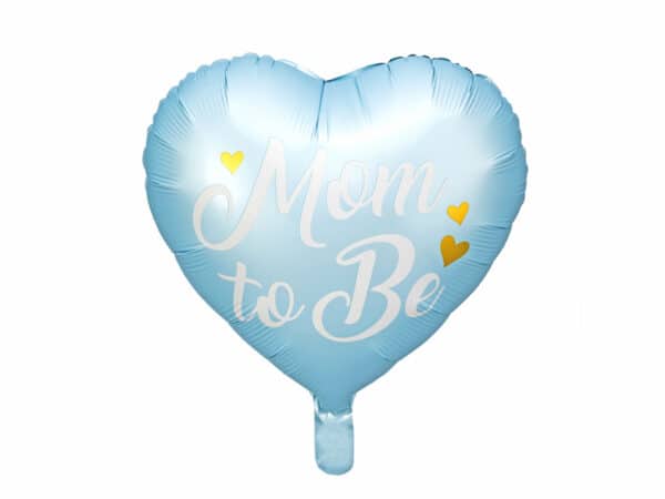 Folieballon - Mom to be (blauw)