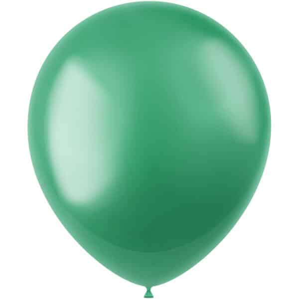 Gemar ballonnen Radiant Regal Green Metallic 33 cm - 10 stuks