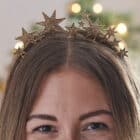 Gold Christmas - Tiara met sterren