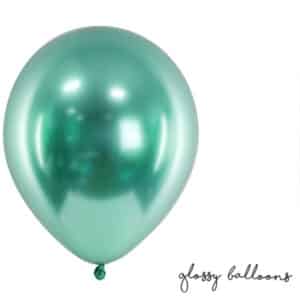 Ballonnen Glossy Bottle Green (50 stuks)