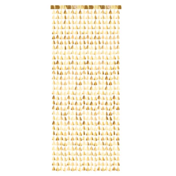 Deurgordijnen Kerstbomen - Goud