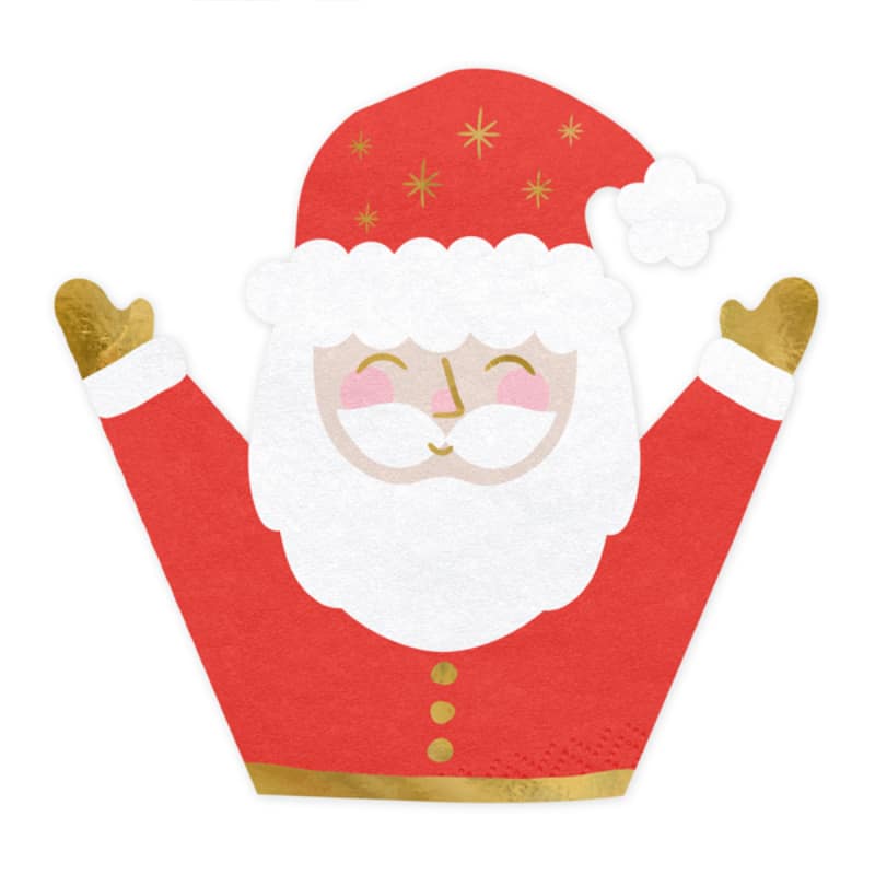 Servetten Kerstman (20 stuks) Servetten Kerstman (20 stuks)
