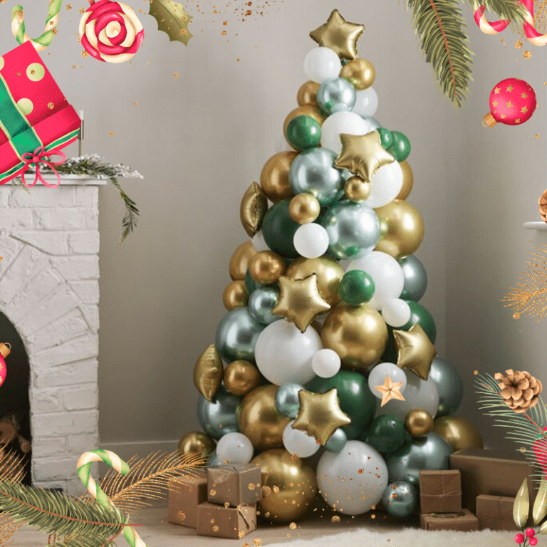 Ballon DIY Kerstdecoratie