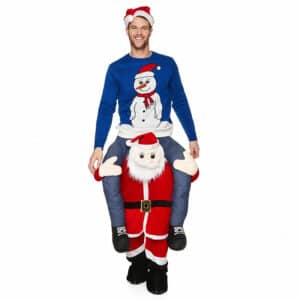 Volwassenenkostuum Carry me Santa