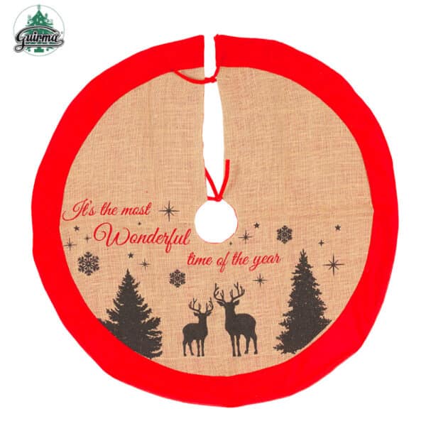 Kerstboomkleed jute - 85 cm