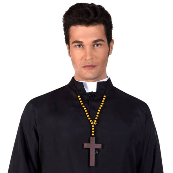 Houten priesterkruis de luxe
