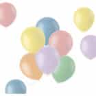Ballonnen Powder Pastel Mix Meerkleurig 33 cm - 100 stuks