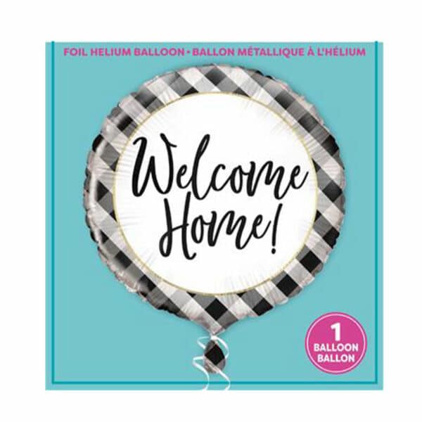 Folieballon Welcome Home