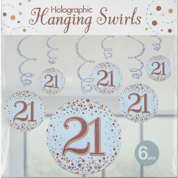 Swirls Sparkling Rose Gold - 21 jaar