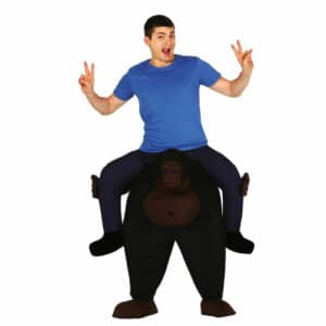 Volwassenenkostuum Op een gorilla