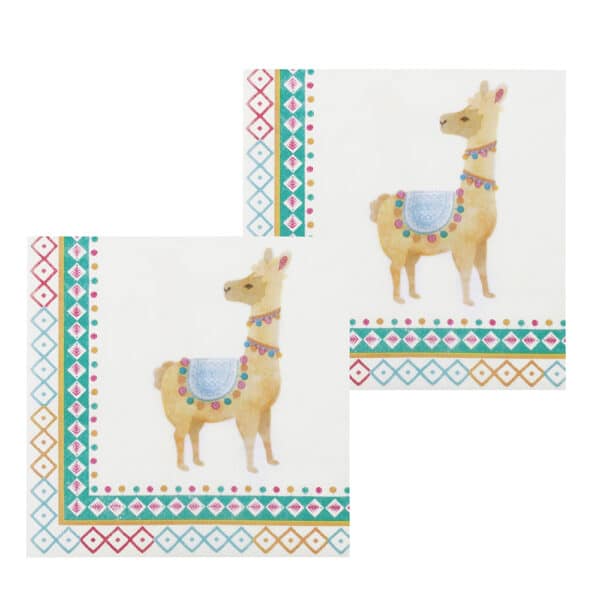 12 stuks Servetten Lama