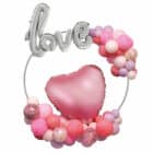 Ballonring zilver 60 cm