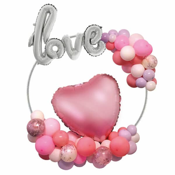 Ballonring zilver 60 cm