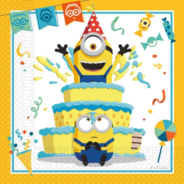 Minions - Servetten FSC 33 x 33 cm - 20 stuks
