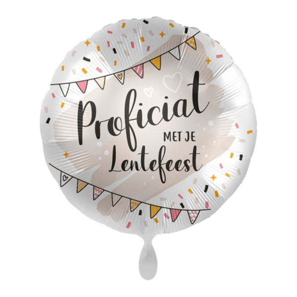 Folieballon - Lentefeest Proficiat