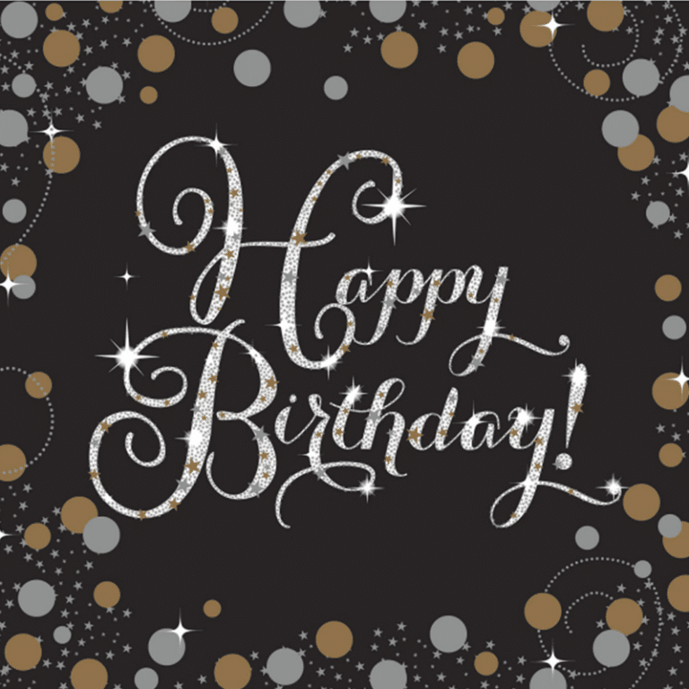 Zwart / Goud versiering