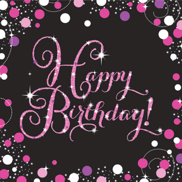 Zwart / Roze versiering