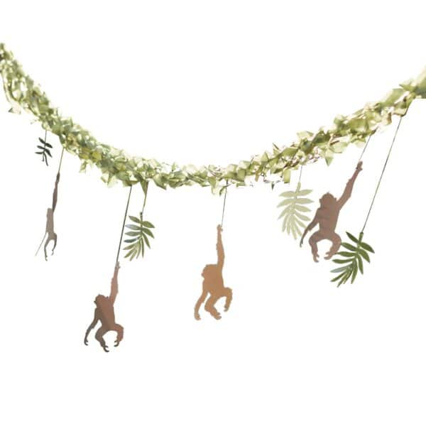 Jungle Slinger met apen en bladeren - 4 m