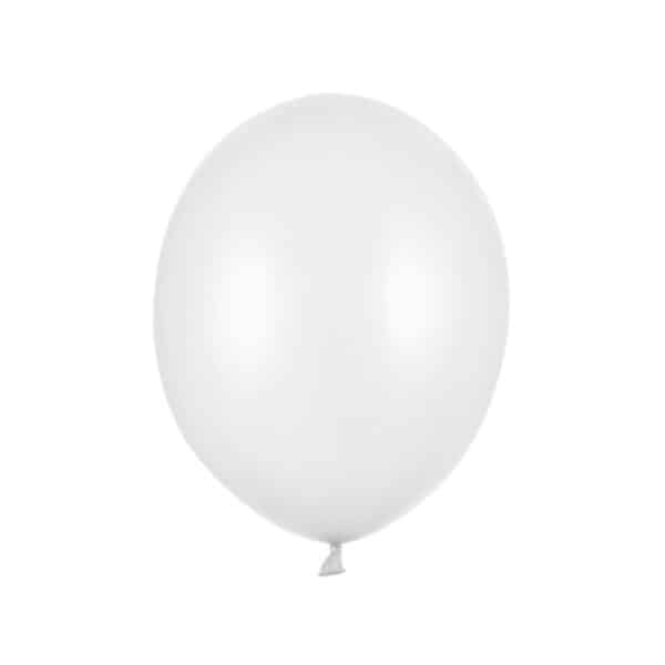 Ballonnen Pearl White (12 cm - 100 stuks)