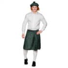 Baret Mr Tartan groen met haar