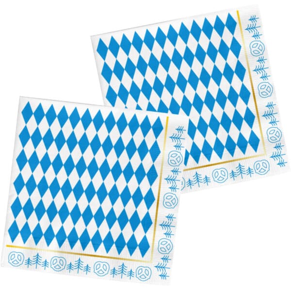 Servetten Oktober Beer Festival 33 x 33 cm - 20 stuks.