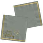 Servetten Golden Dawn Saliegroen 33 x 33 cm - 20 stuks Servetten Golden Dawn Saliegroen 33 x 33 cm - 20 stuks