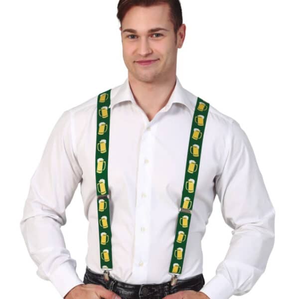 Bretels bier (groen geel)